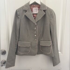 Rebecca Taylor Houndstooth Blazer 6